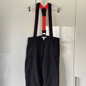 TOPSHOP SNO Ski Pants in Black/Pink/Orange Size-10. NWOT
